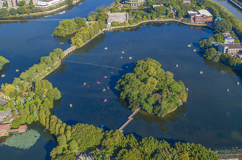 重现羊城八大景之一东湖春晓